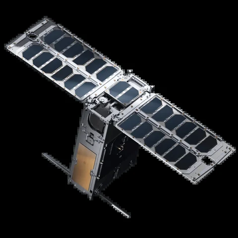 Deployable solar array configuration example